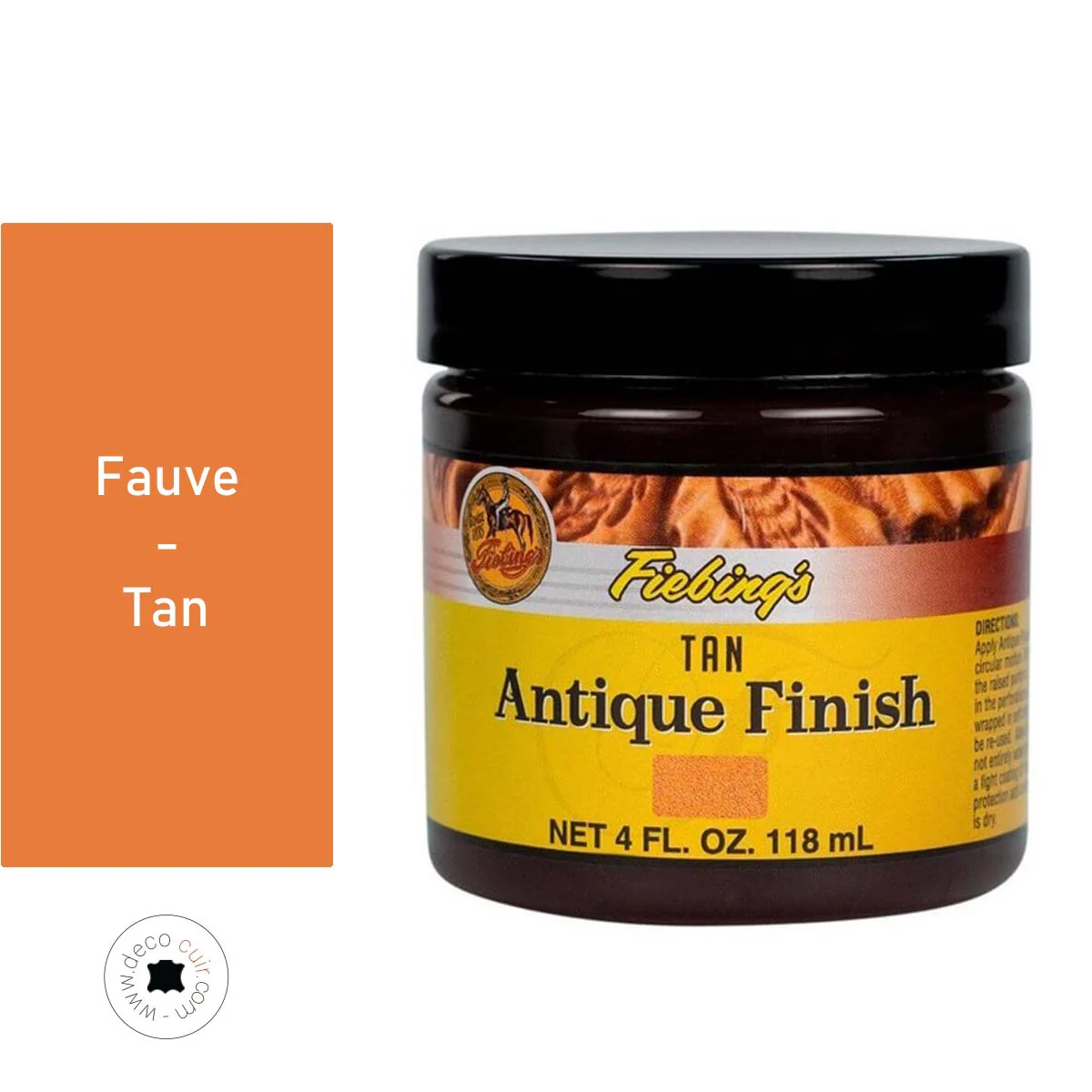 Patine pour cuir Fiebing's Antique finish 118ml - FAUVE / TAN