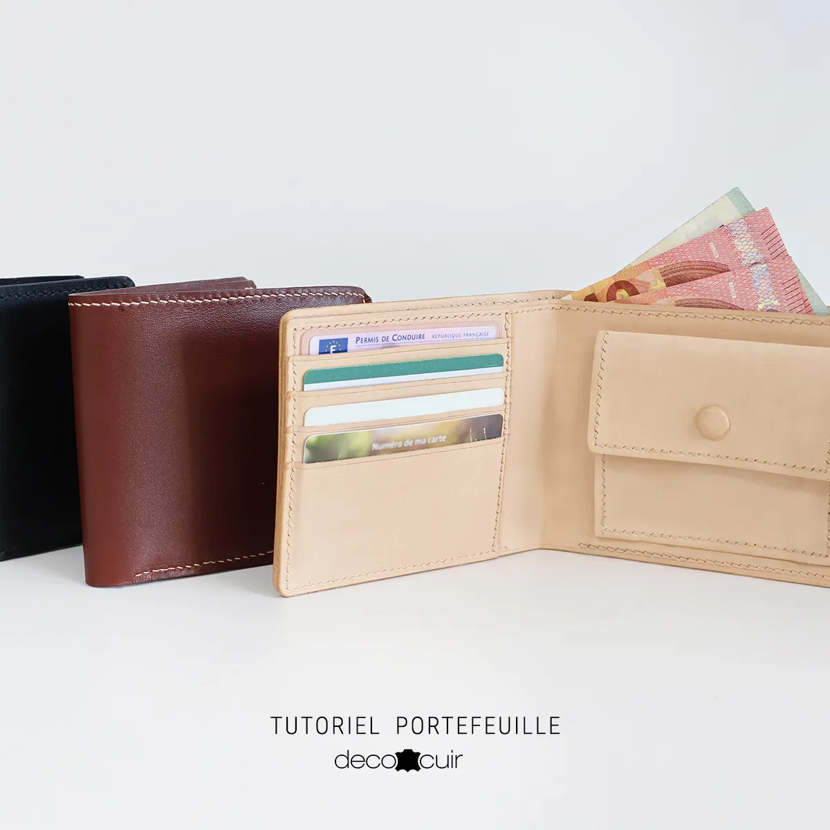 Patron Portefeuille en cuir - Deco Cuir - Image 6