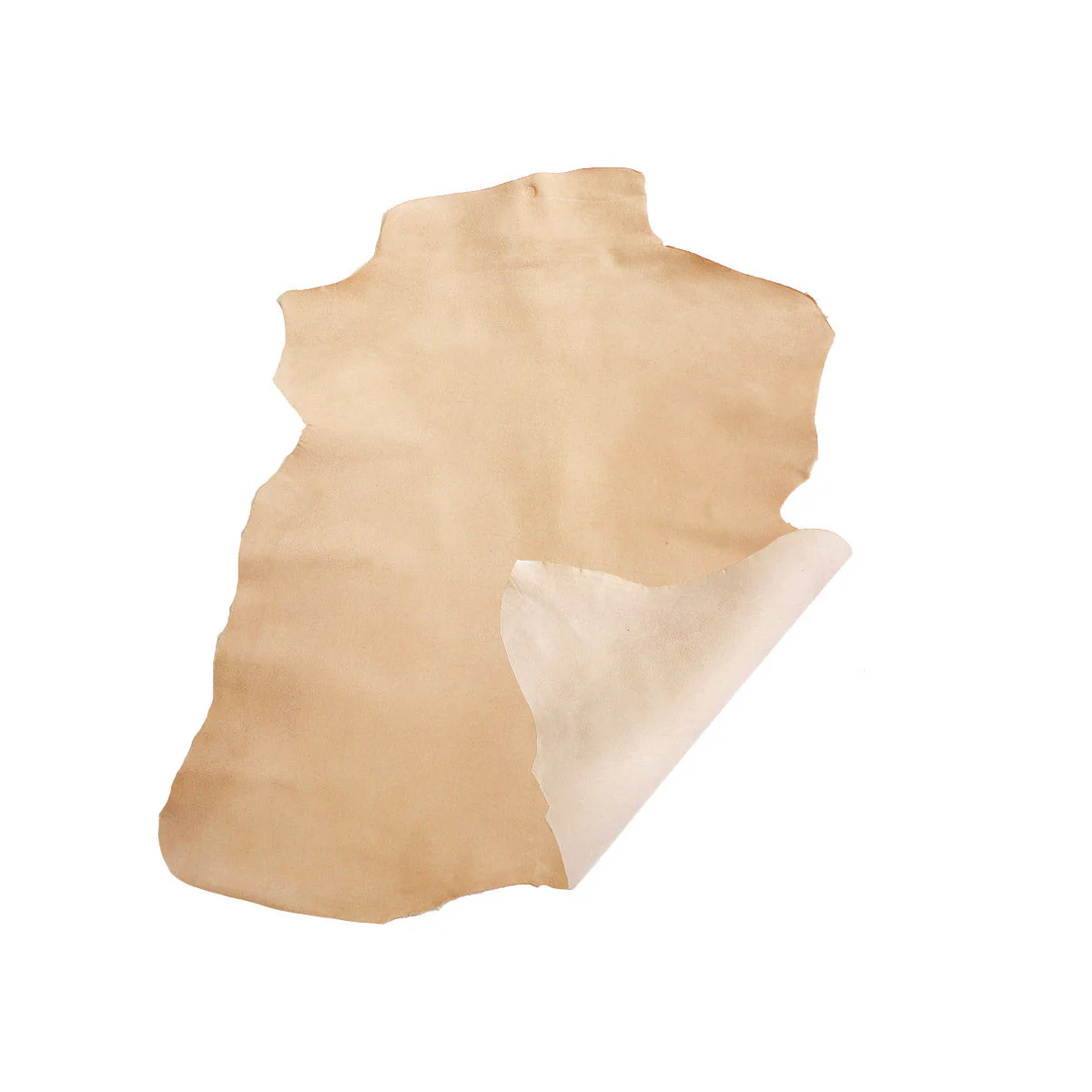 Peau de croûte de cuir de chèvre velours - BEIGE R66 - Image 3