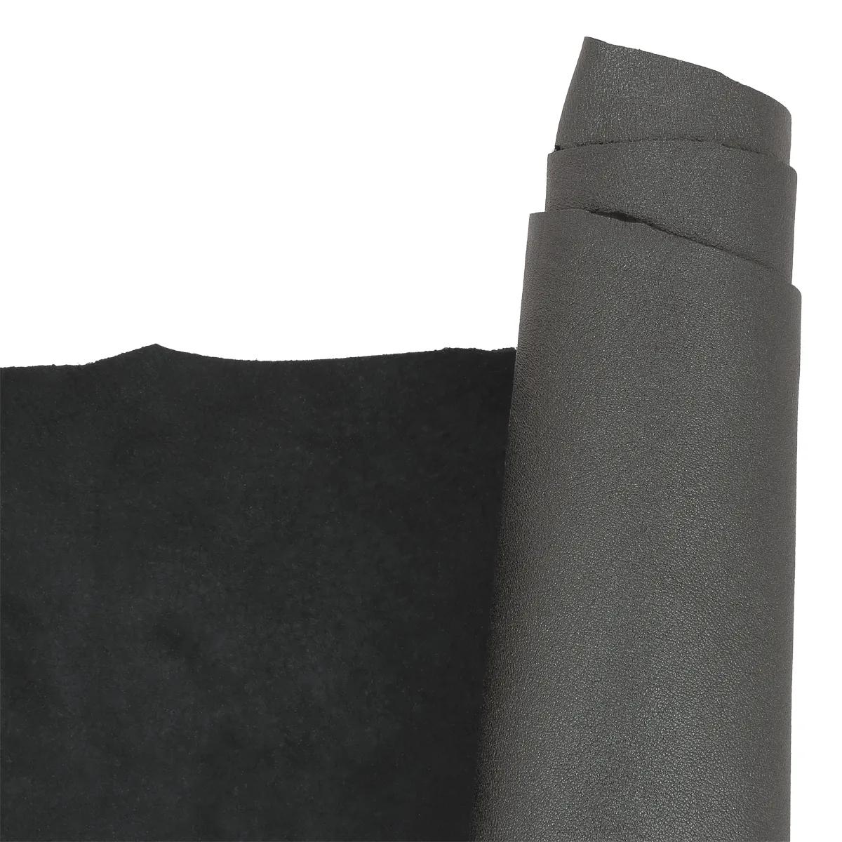 Peau de cuir d'agneau métallisé - GRIS ÉTAIN T46