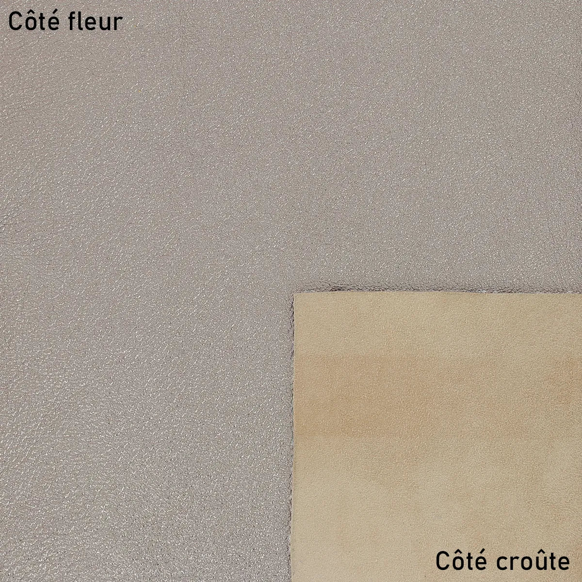 Peau de cuir d'agneau métallisé - OR ROSE T52 - Image 2