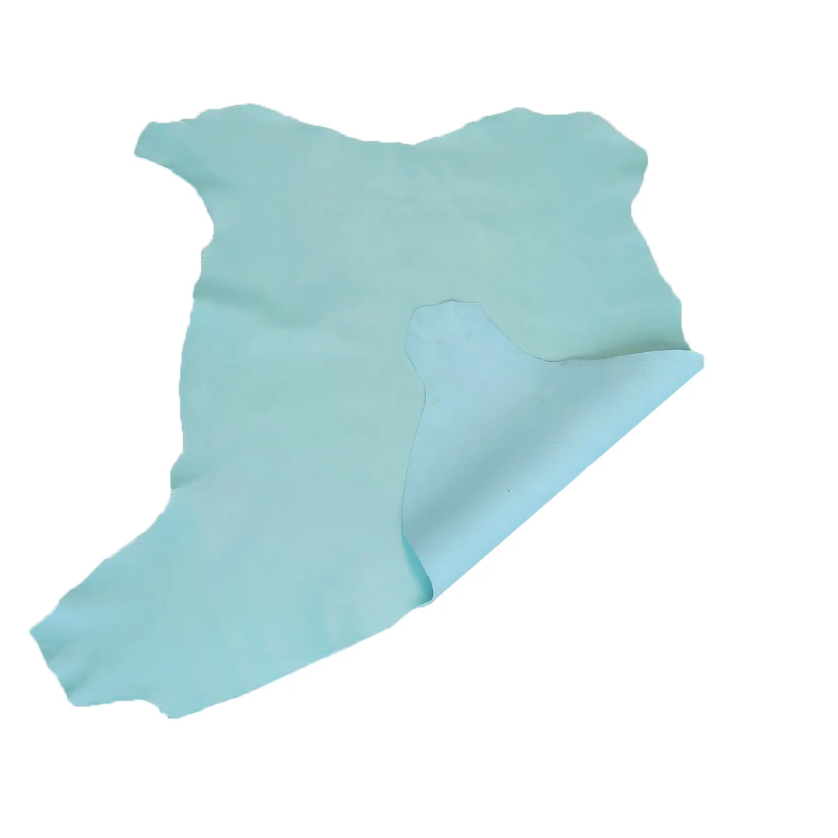 Peau de cuir d'agneau nappa - BLEU CIEL NACRÉ O14 - Image 4