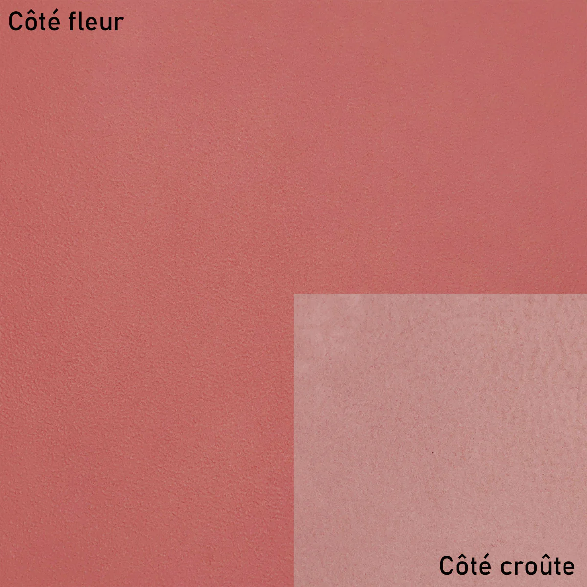 Peau de cuir d'agneau nappa - ROSE Q58 - Image 2