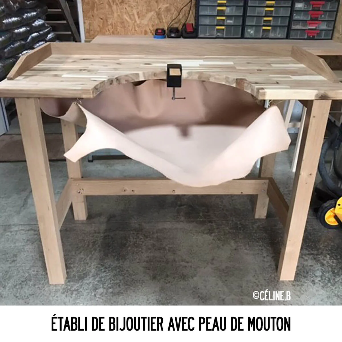 Peau entière de cuir de basane FRANCE - NATUREL BAF01 - Image 3