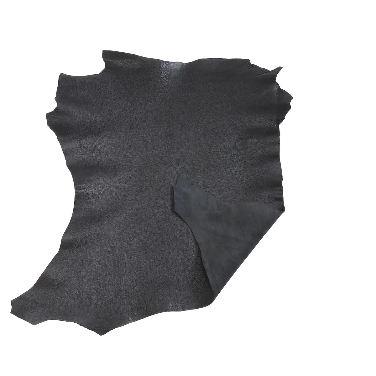 Peau de cuir de chèvre maroquinerie double tannage grainé - NOIR J99 - Image 3