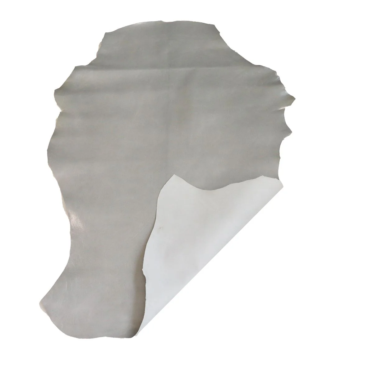 Peau de cuir de chèvre nappa nacré - GRIS CLAIR P10 - Image 3