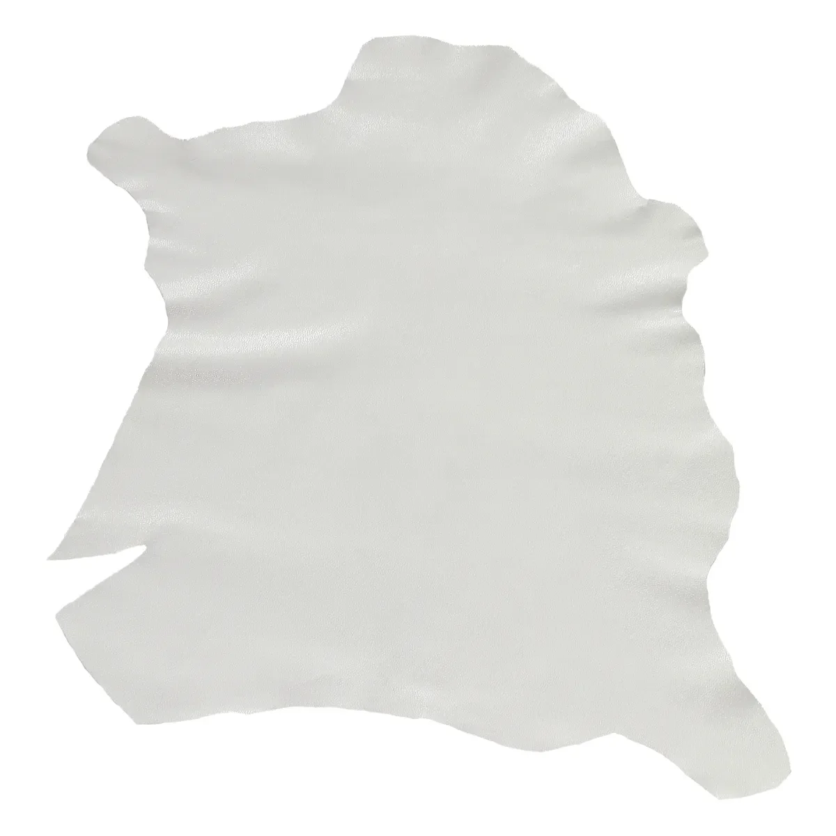 Peau de cuir de chèvre velours fantaisie - effet craquelé - BLANC T20 - Image 3
