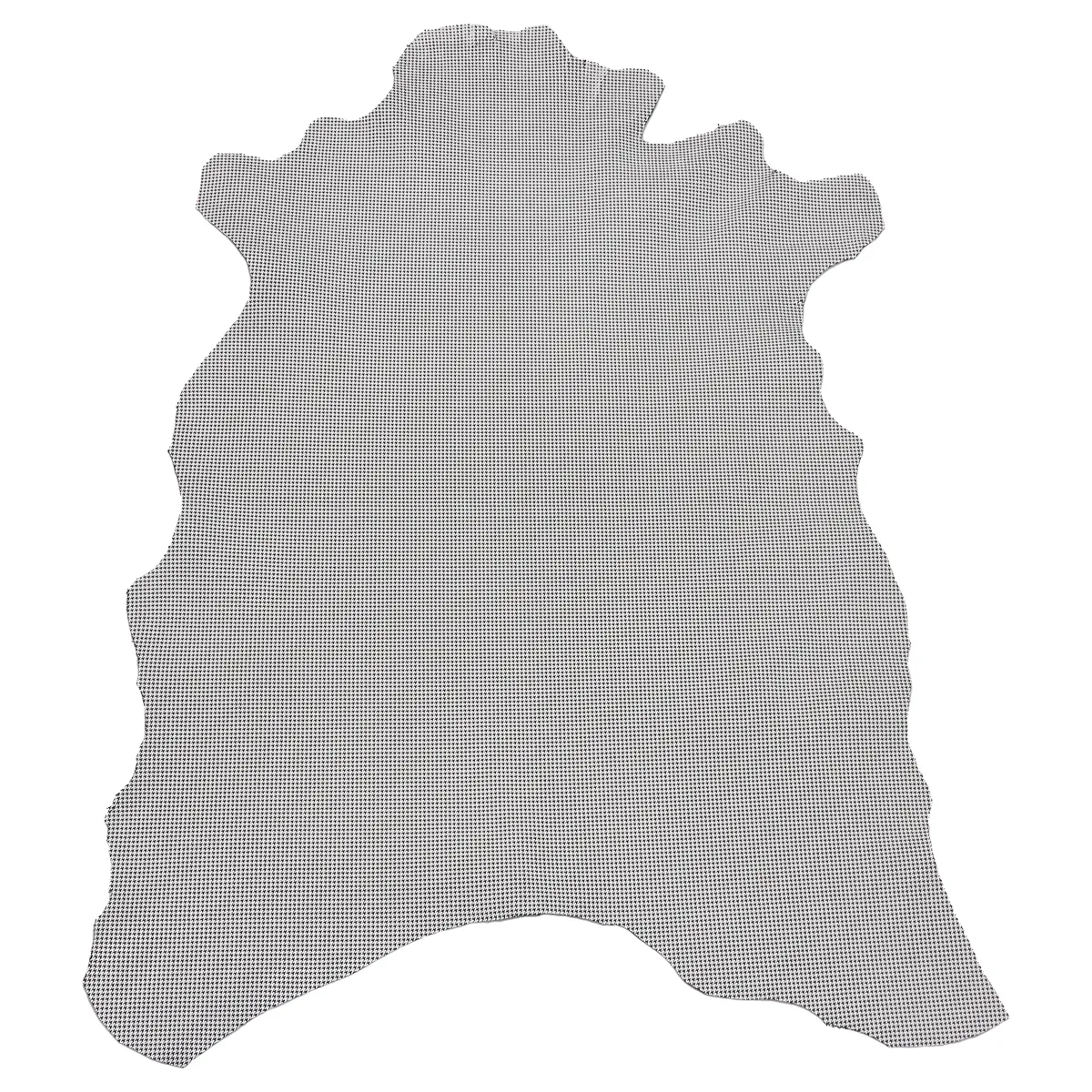 Peau de cuir de chèvre velours fantaisie - imprimé Pied de poule T07 - Image 3