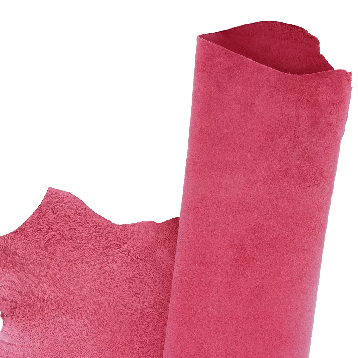 Peau de cuir de chèvre velours - FRAMBOISE U27
