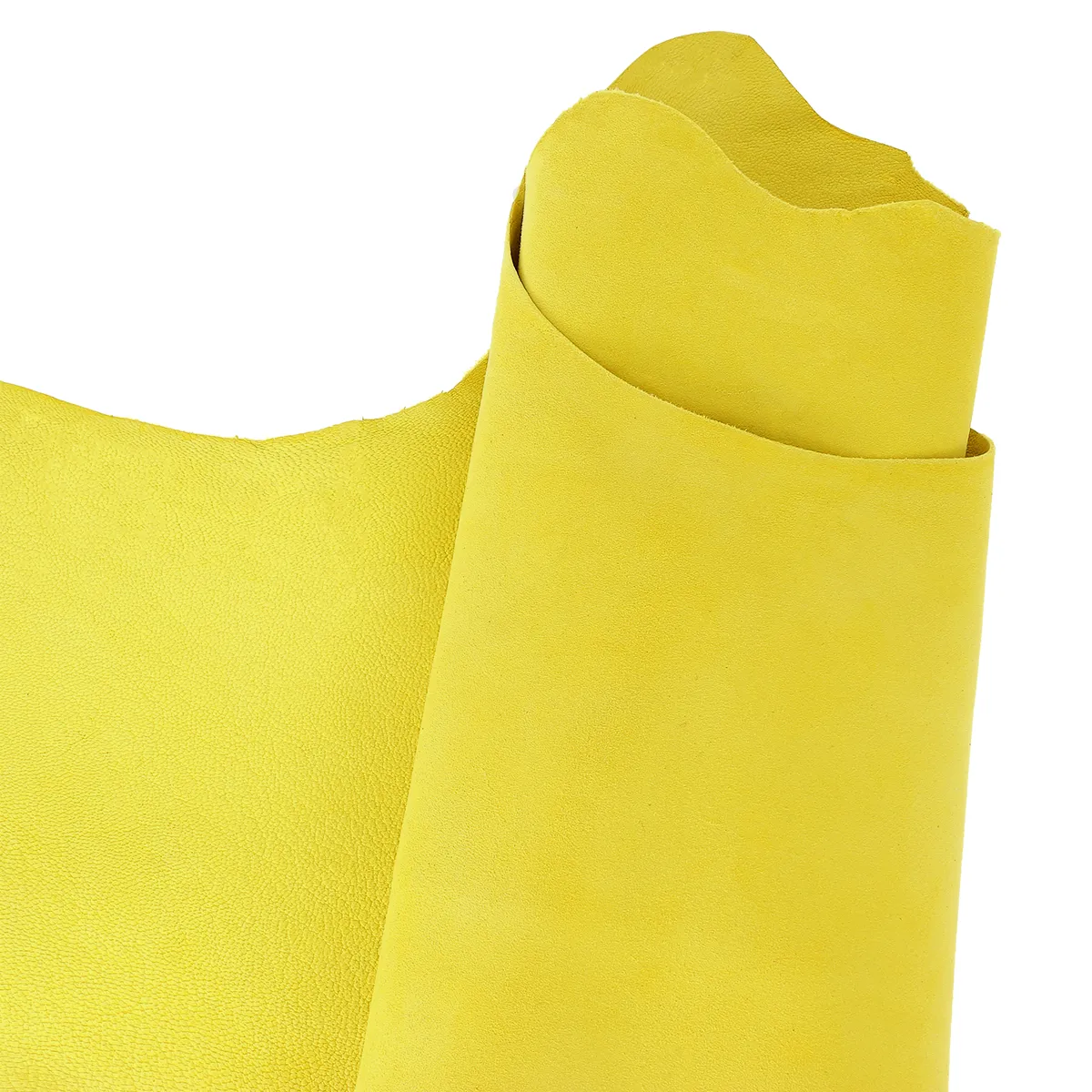 Peau de cuir de chèvre velours - JAUNE U09