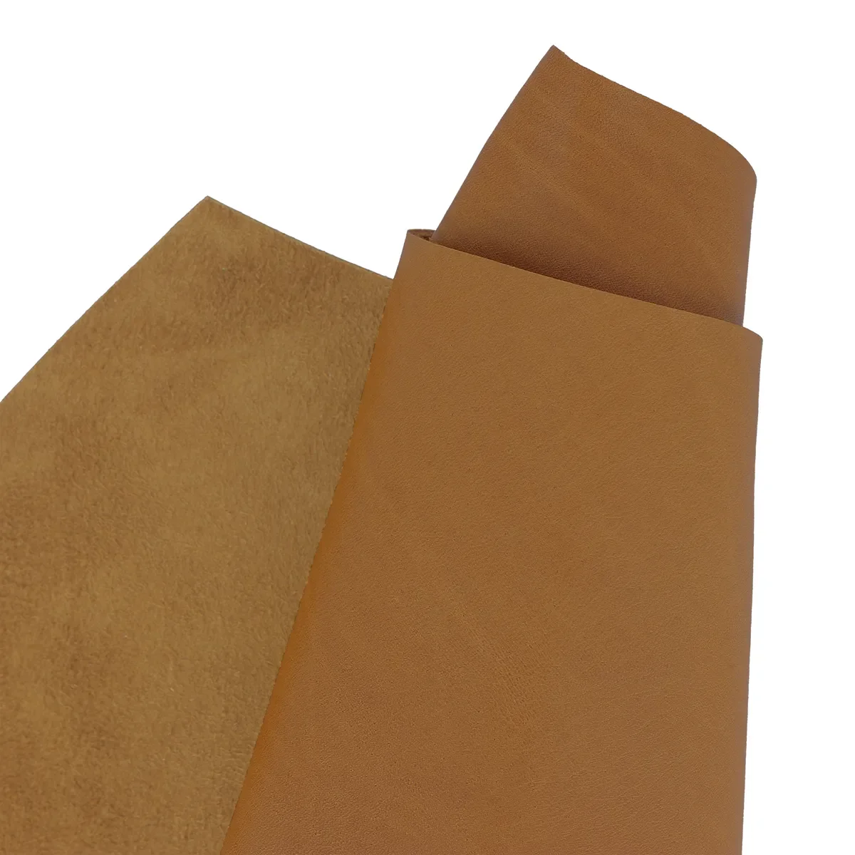 Peau de cuir de vachette toucher bougie - MARRON T83