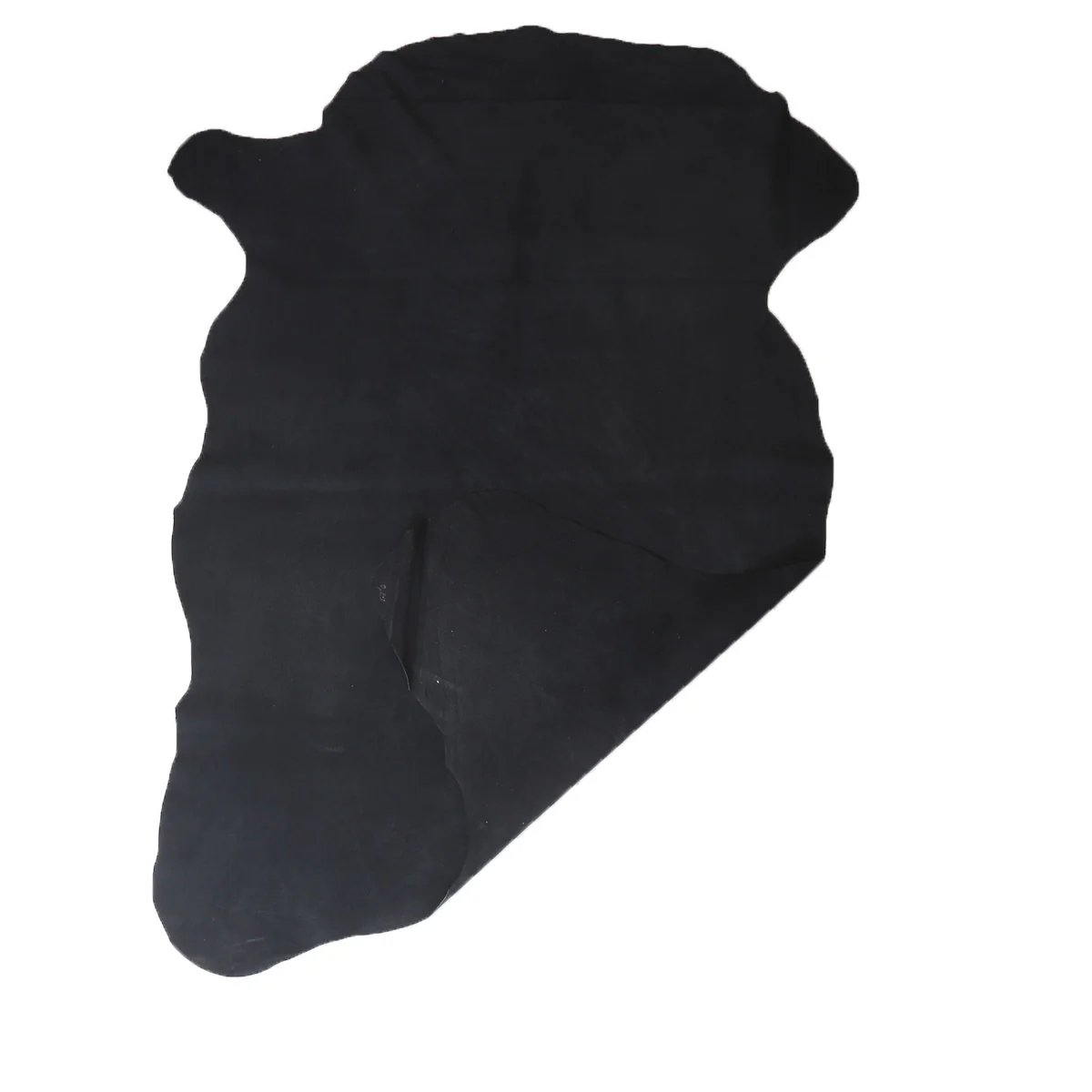 Peau de croûte de cuir de porc velours VELVET - NOIR - Image 3
