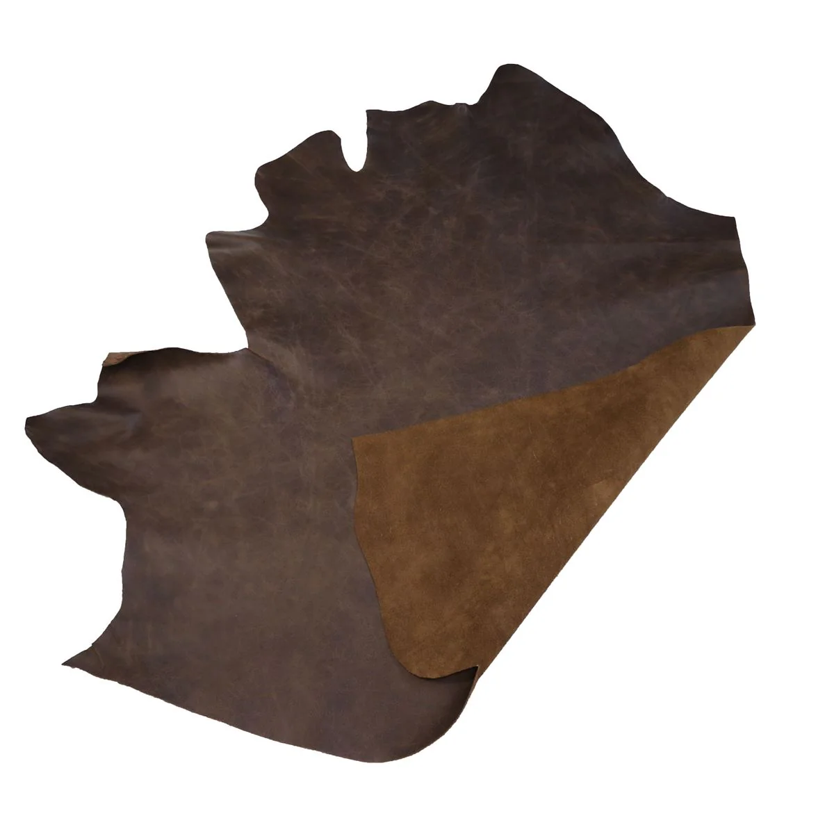 Peau de cuir de vachette ameublement CLUB - BRUN - Image 4