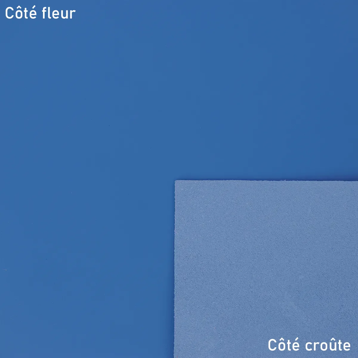 Peau de cuir de vachette - BLEU ROI S88 - Image 2