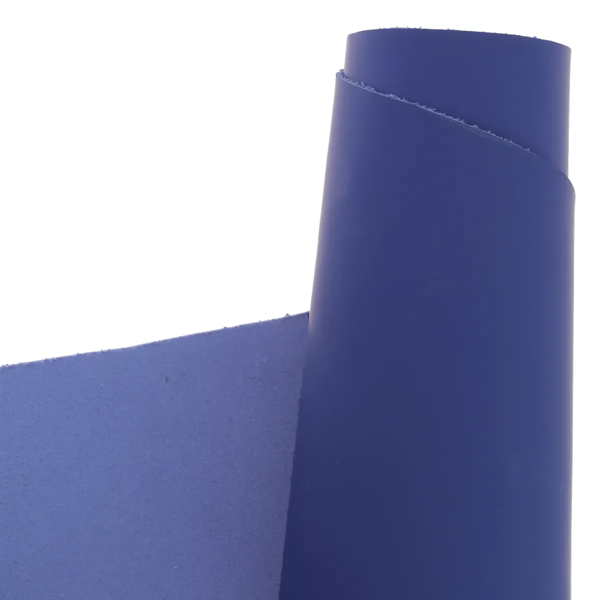 Peau de cuir de vachette effet gommé - BLEU S51