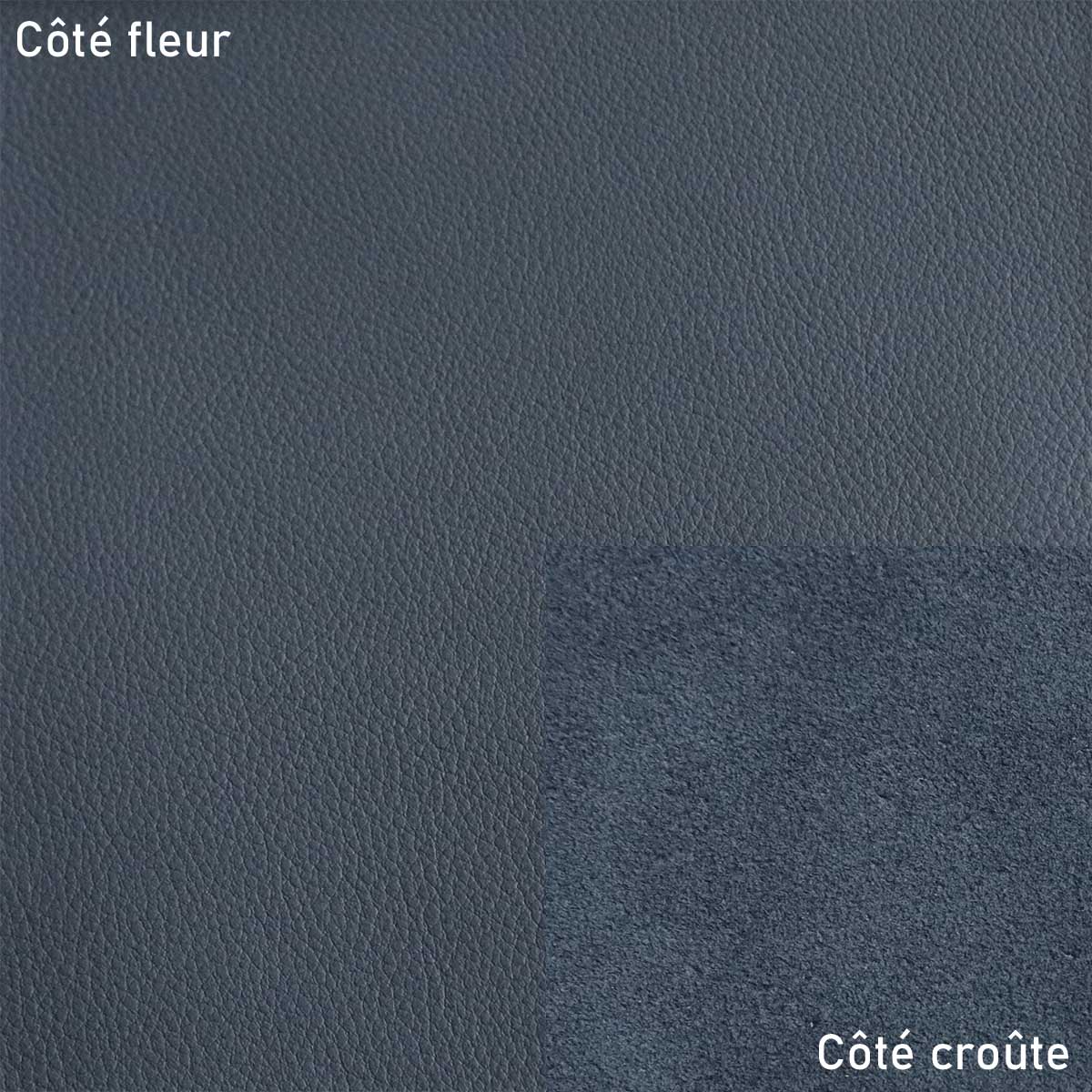 Peau de cuir de vachette lisse - BLEU FONCÉ R81 - Image 2