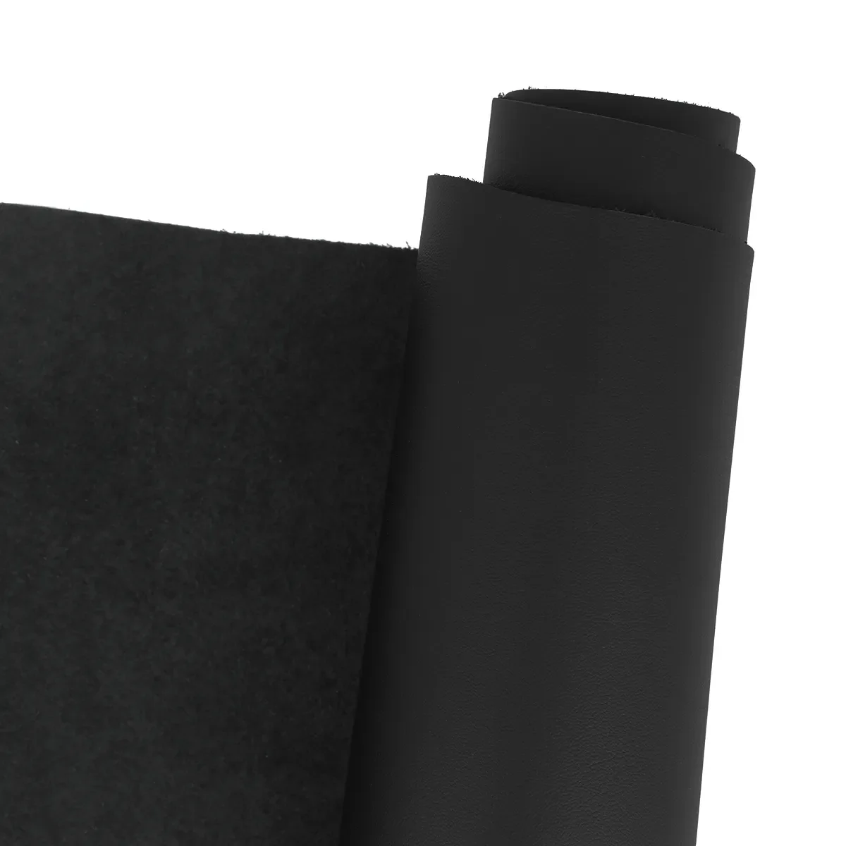 Peau de cuir de vachette lisse - NOIR V01