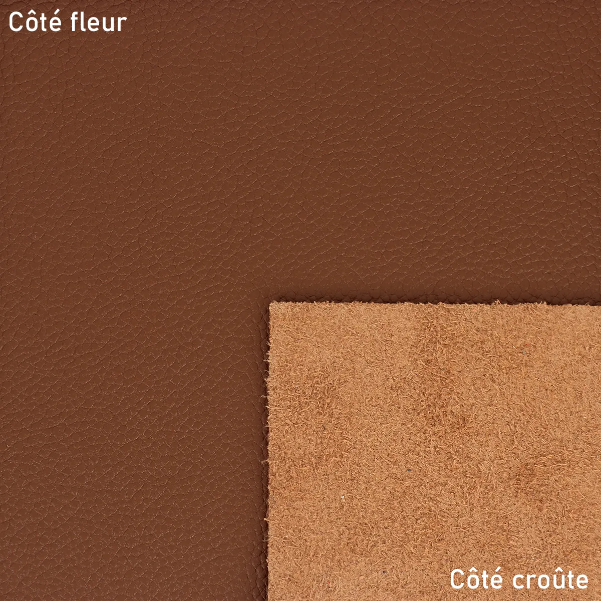 Peau de cuir de vachette OCÉAN - MARRON U94 - Image 2