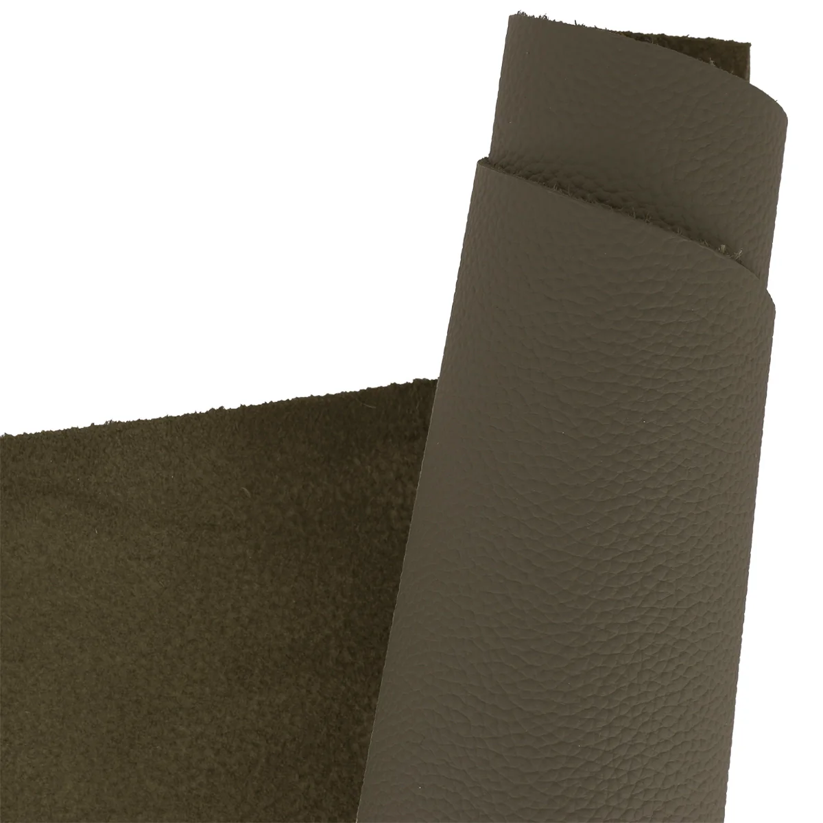 Peau de cuir de vachette PLAYA - VERT KAKI S04