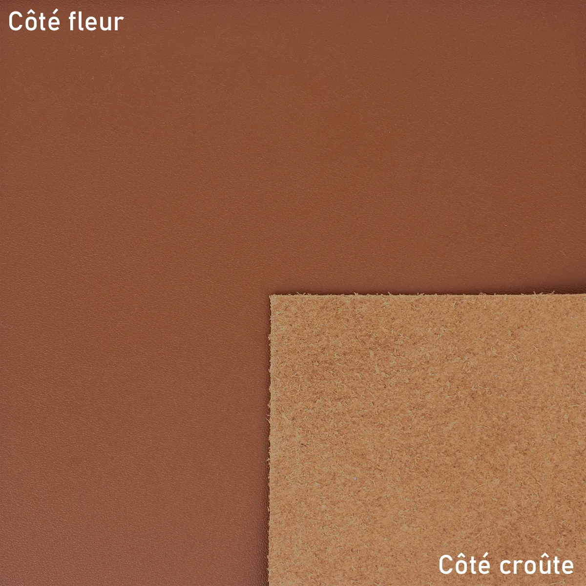 Peau de cuir de vachette VENUS - MARRON U95 - Image 2