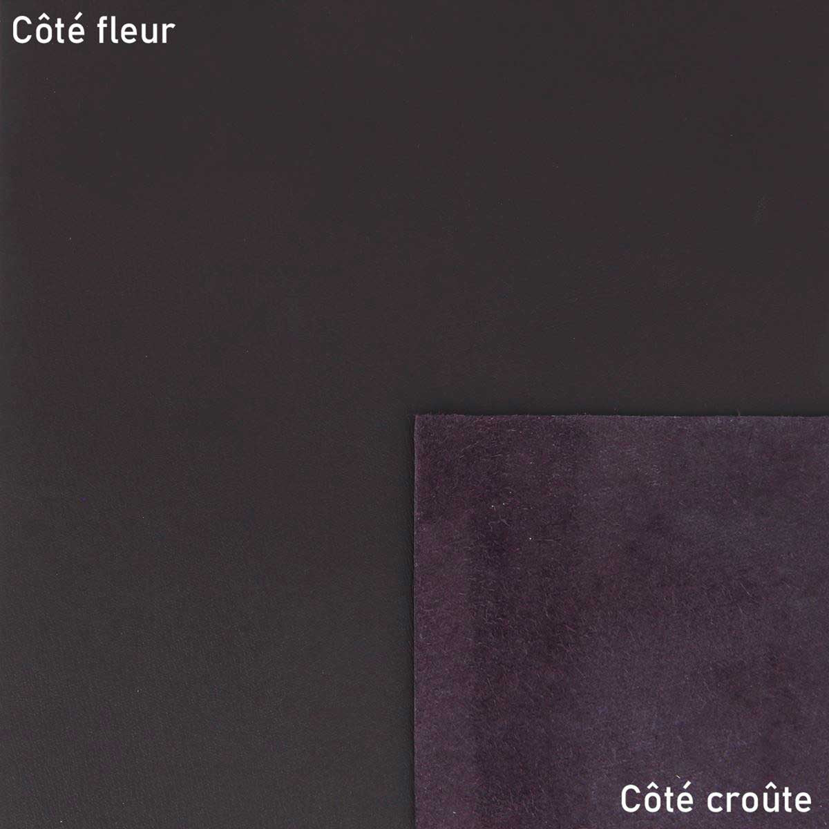 Peau de cuir de vachette DIVA - MARRON FONCÉ J79 - Image 2