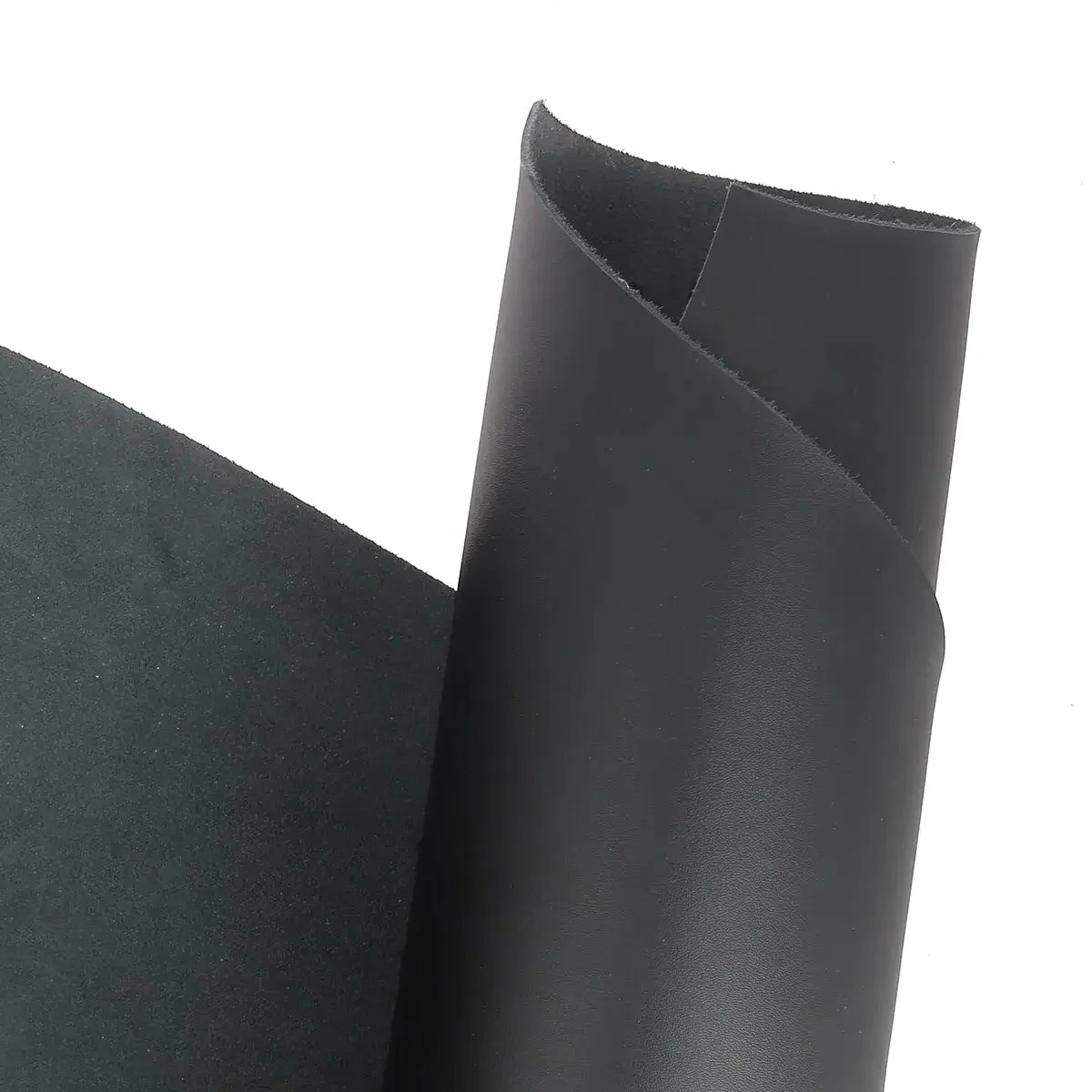 Peau de cuir de veau grain naturel - NOIR R30