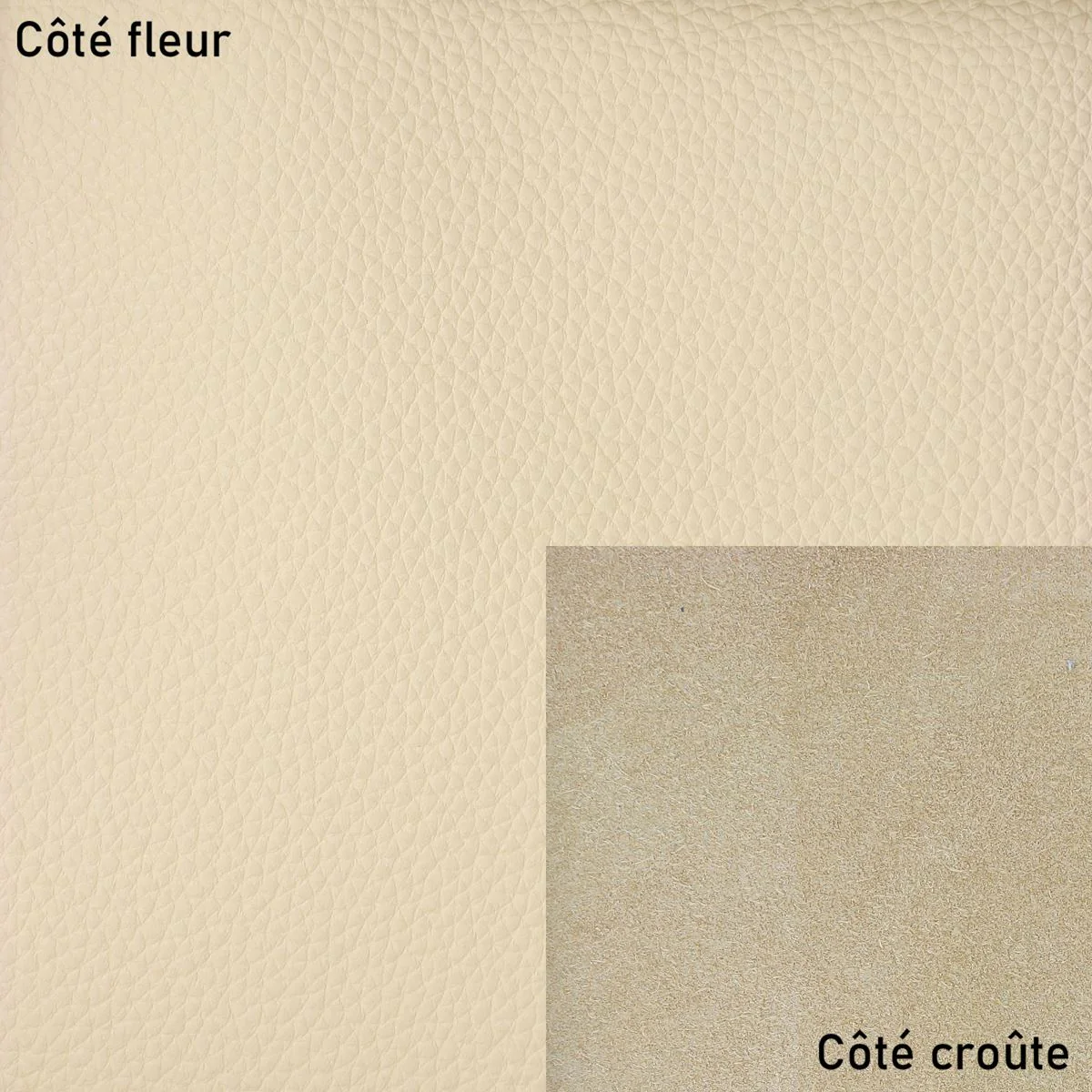 Peau de cuir de veau grainé - BEIGE M34 - Image 2