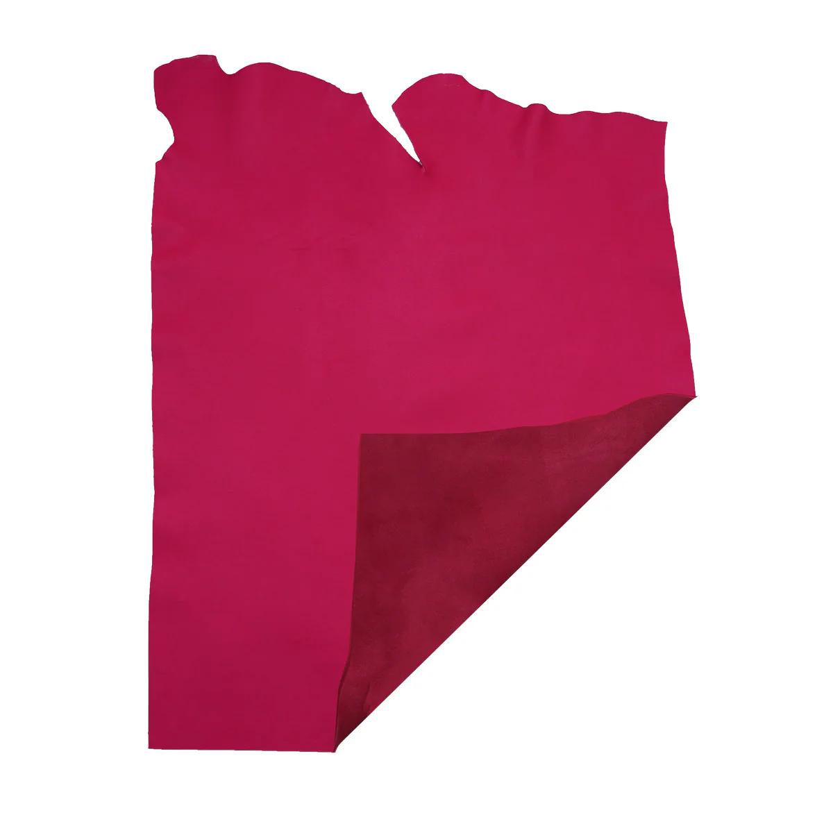 Peau de cuir de veau grainé - ROSE FUCHSIA P60 - Image 3
