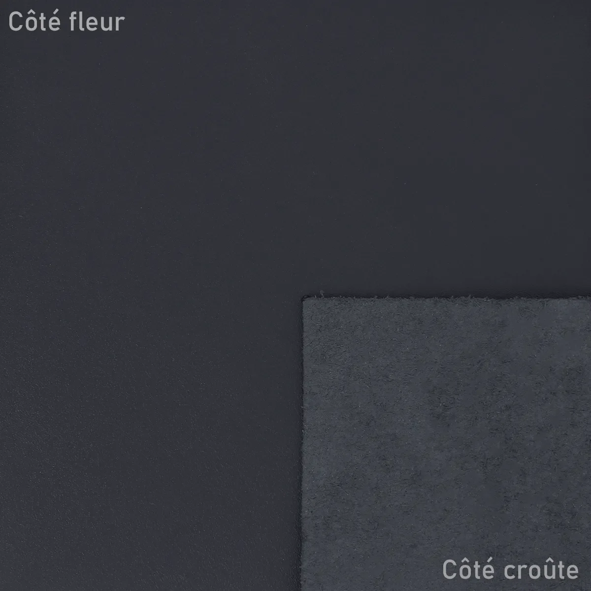 Peau de cuir de veau lisse - BLEU MARINE M97 - Image 2
