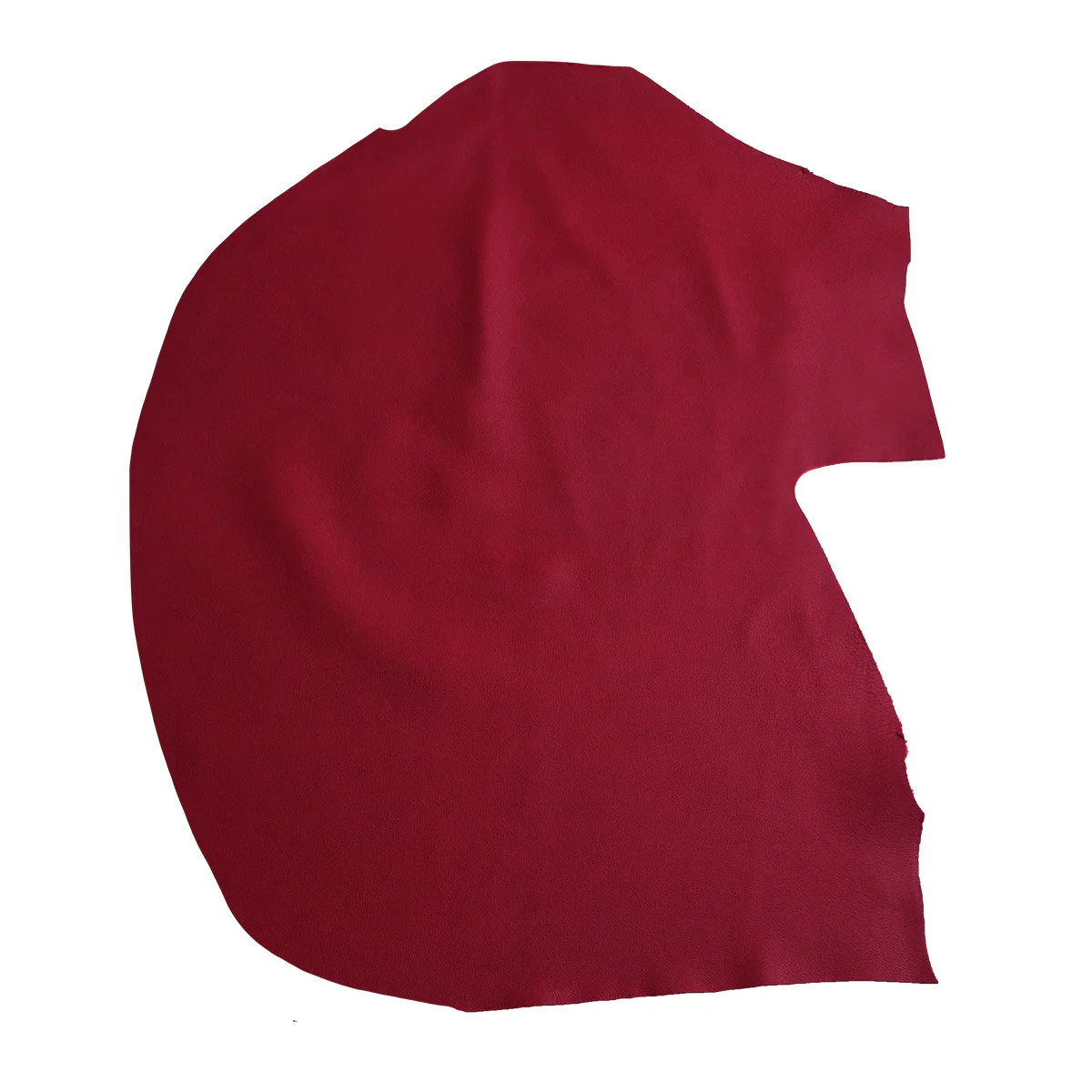 Peau de cuir de veau SANDY - ROUGE FONCÉ R17