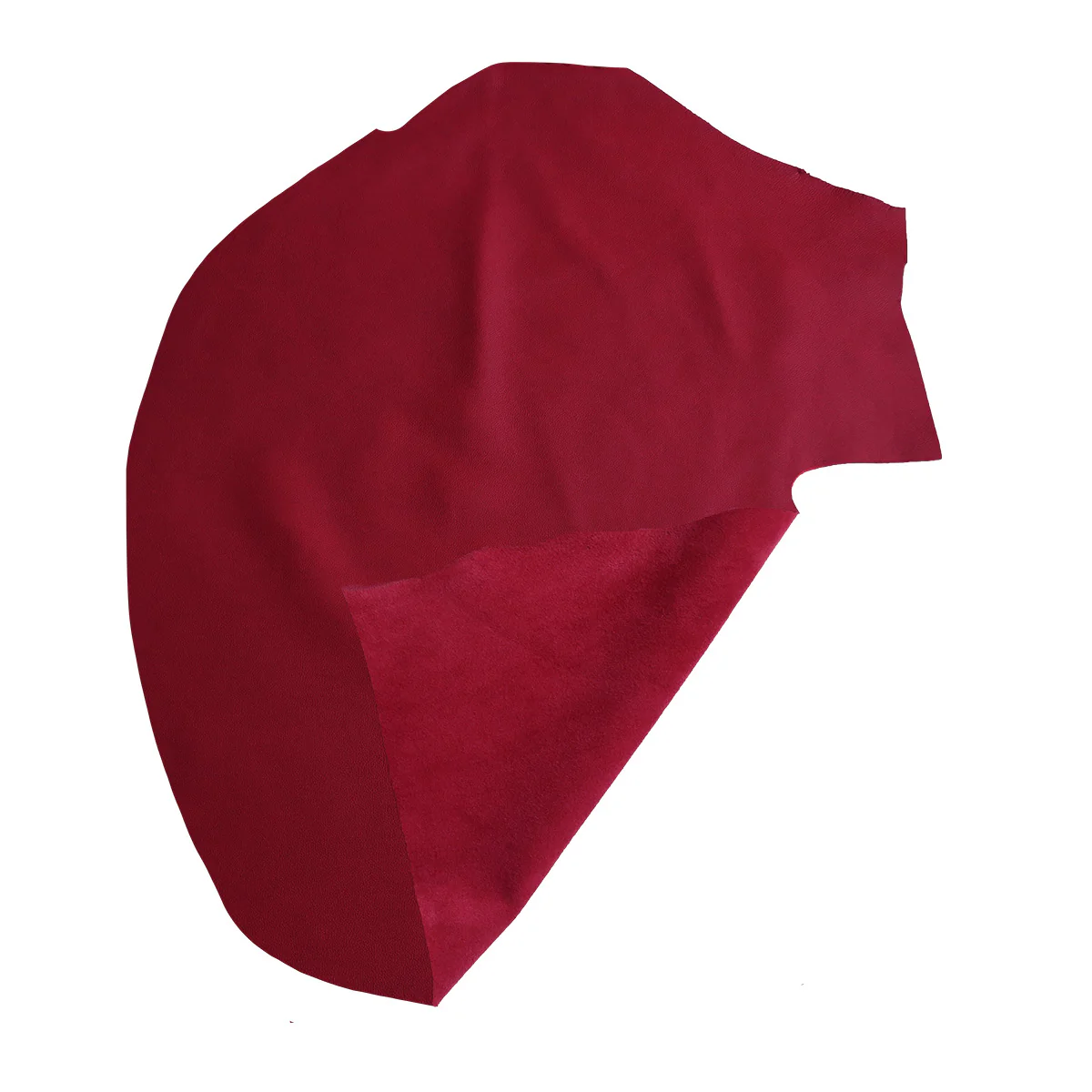 Peau de cuir de veau SANDY - ROUGE FONCÉ R17 - Image 3