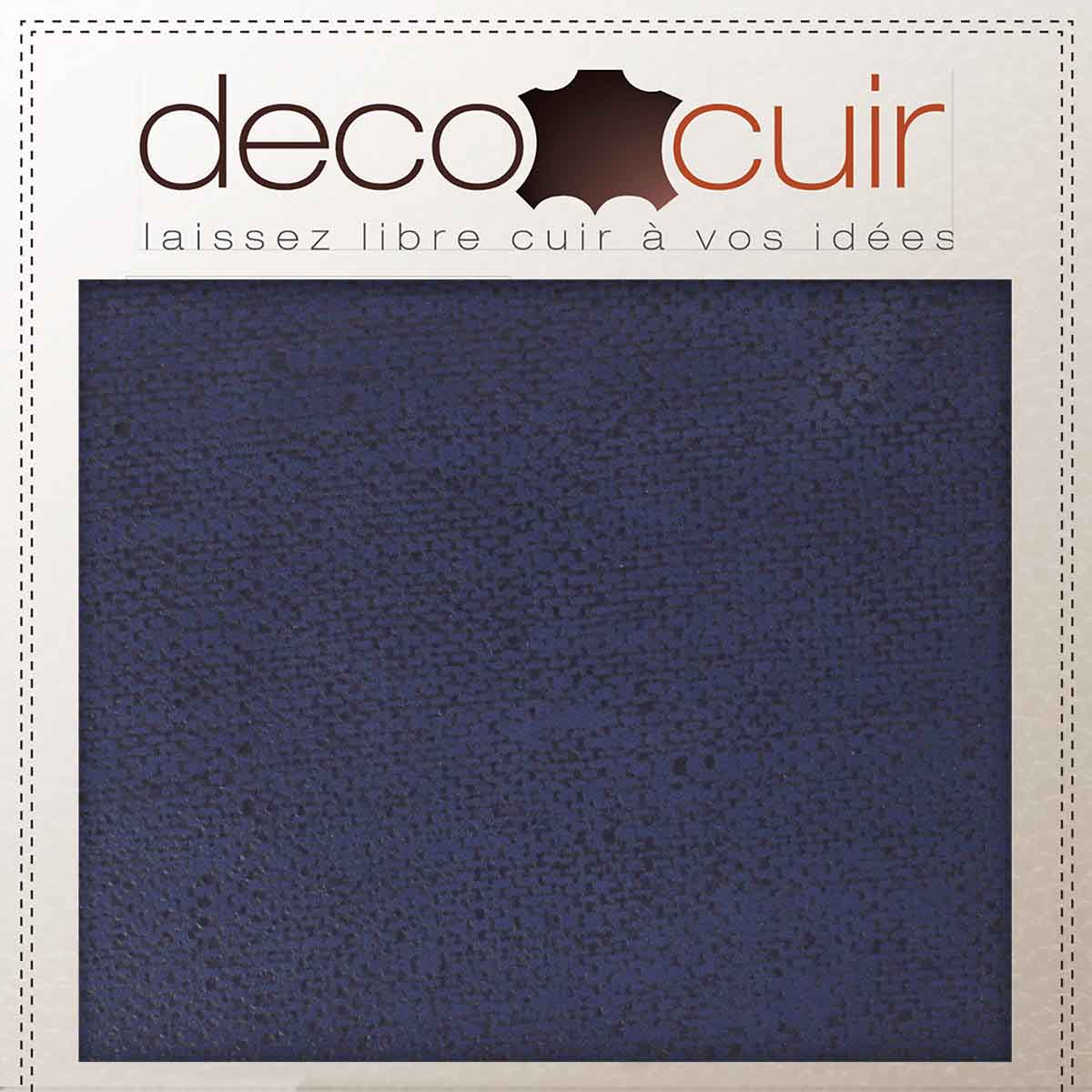 Peau de cuir de chèvre velours fantaisie - BLEU JEANS I94 - Image 2