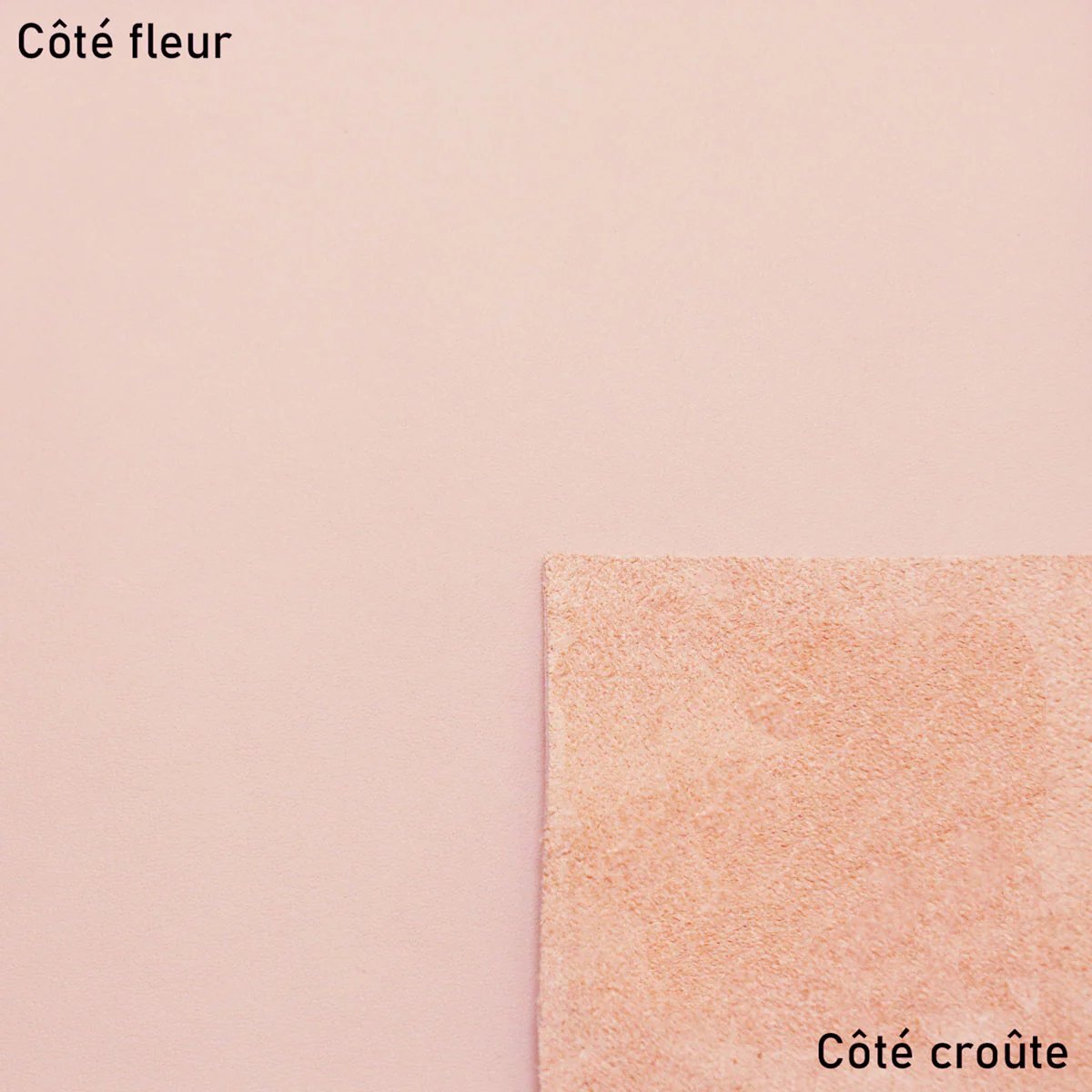 Peau de cuir de vachette SUAVE - ROSE DRAGÉE G79 - Image 2