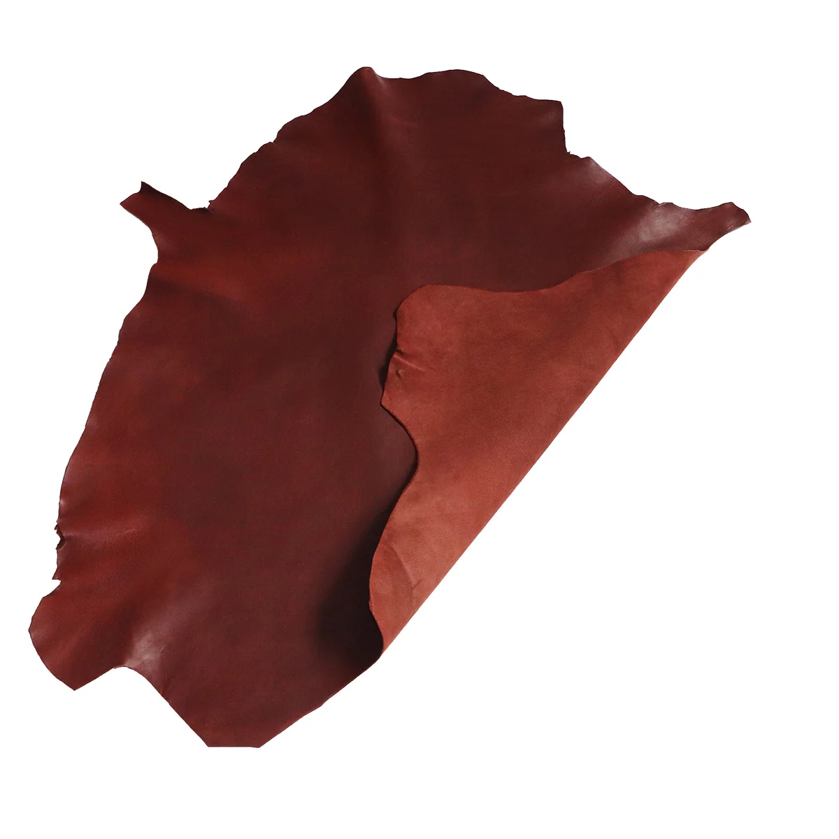 Peau entière de cuir de basane FRANCE - ANILINE - AUBURN BAF28 - Image 3
