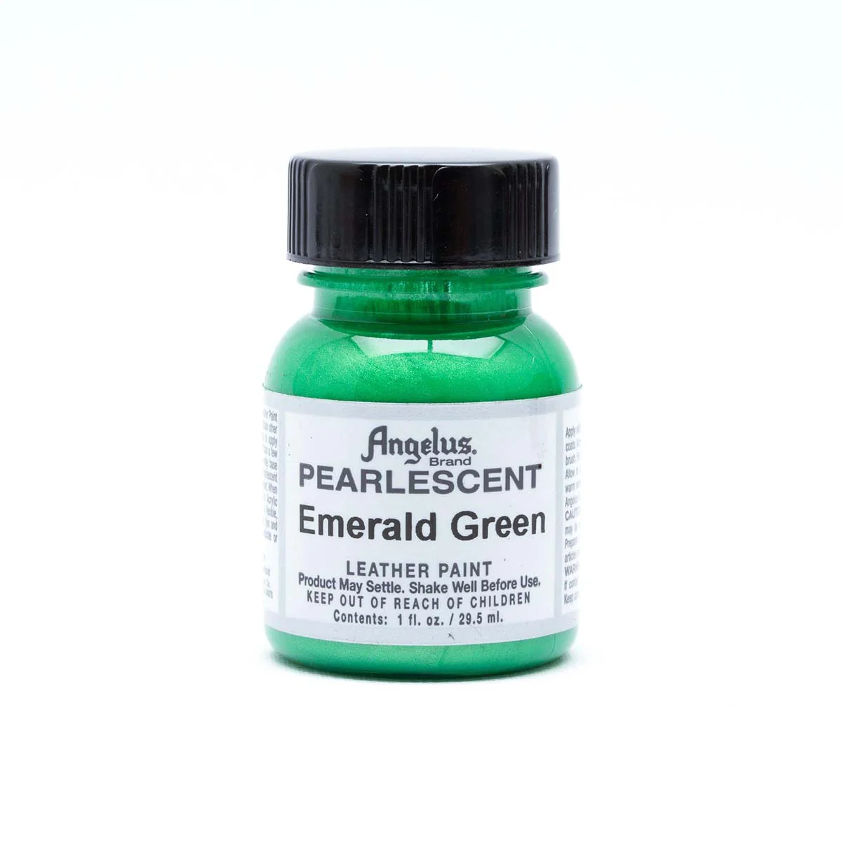 Peinture cuir acrylique Pearlescent - Angelus - Nacré - 29,5 ml  Emerald Green - 457