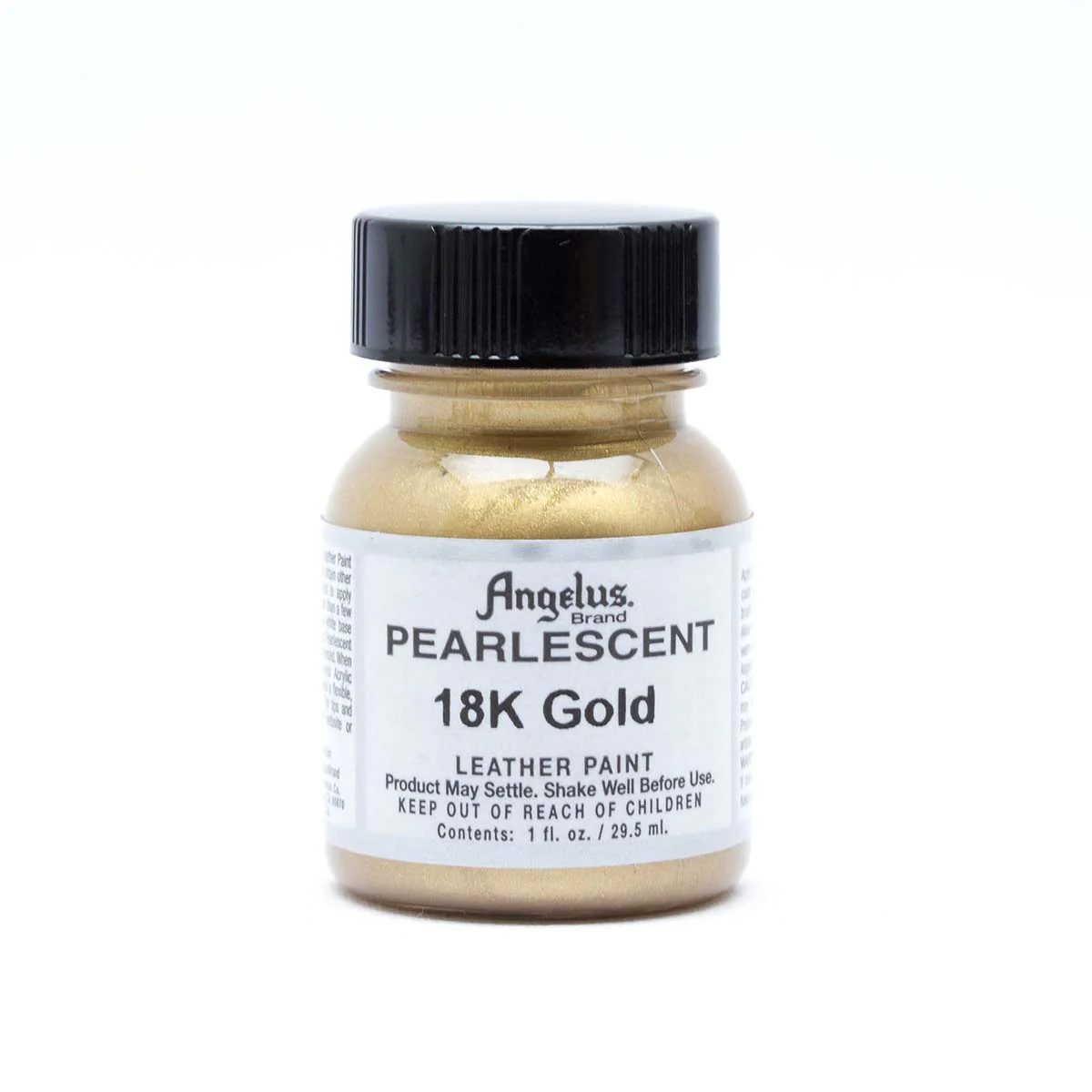 Peinture cuir acrylique Pearlescent - Angelus - Nacré - 29,5 ml  18K Gold - 455