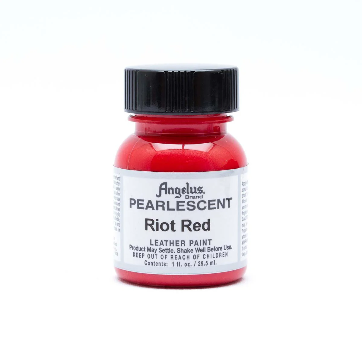 Peinture cuir acrylique Pearlescent - Angelus - Nacré - 29,5 ml  Riot Red - 451