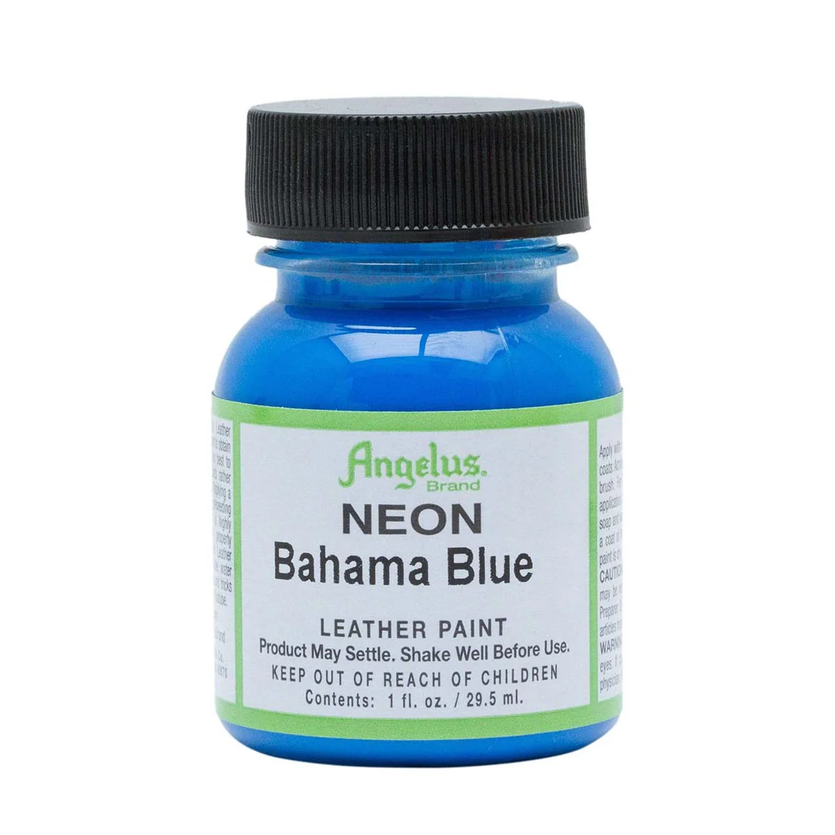 Peinture cuir acrylique - Angelus - Néon - 29,5 ml - Bahama Blue - 131