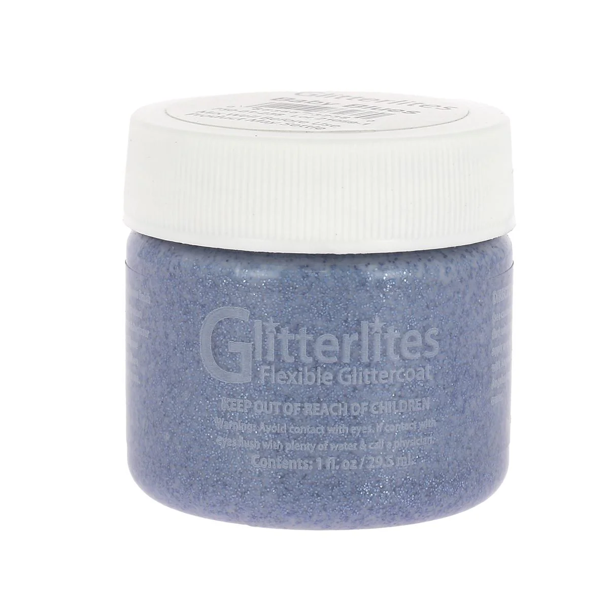 Peinture cuir acrylique Glitterlites - Angelus - Paillettes - 29,5 ml - Baby Blue