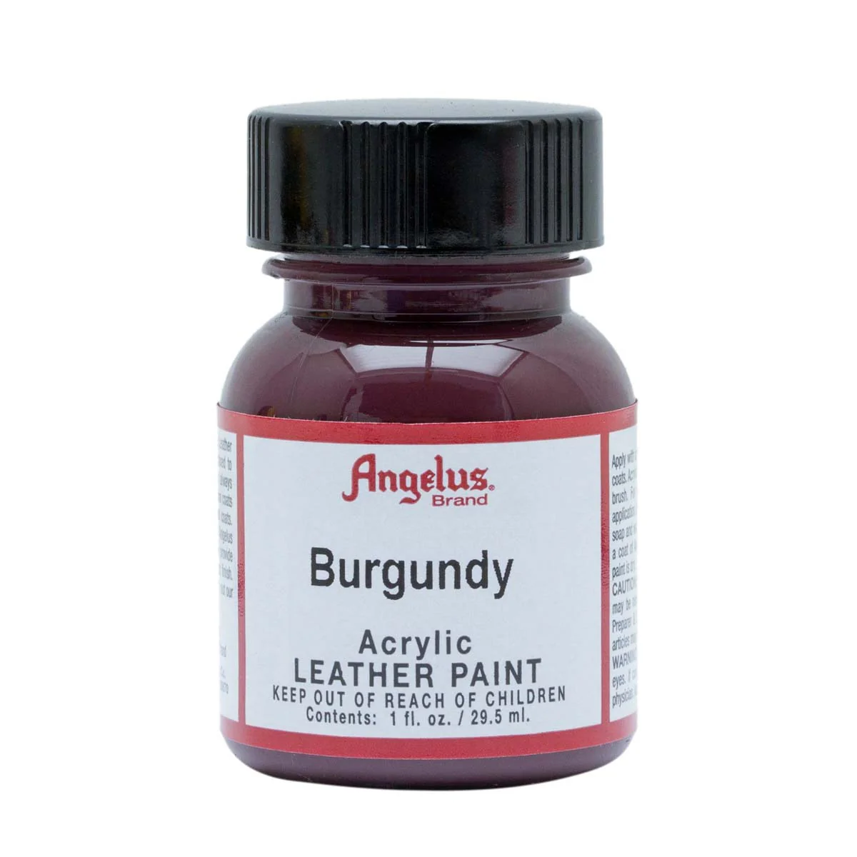 Peinture cuir acrylique - Angelus - Standard - 29,5 ml Burgundy - 060
