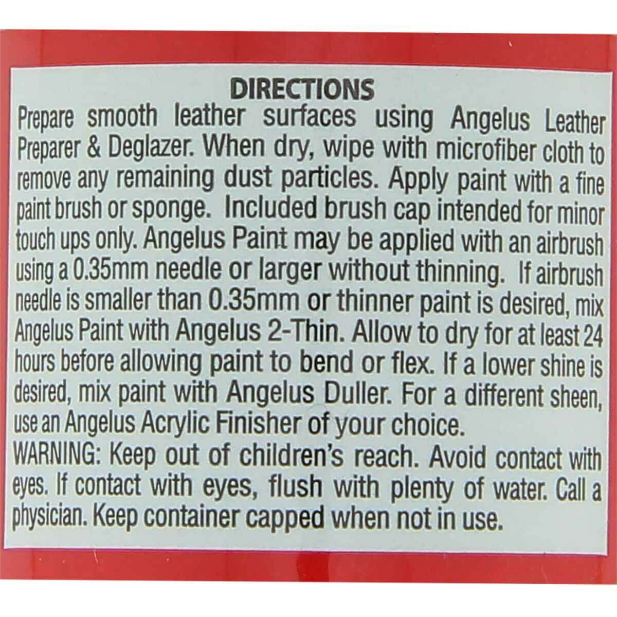 Peinture cuir acrylique - Angelus - Standard - 29,5 ml Magenta -187 - Image 4