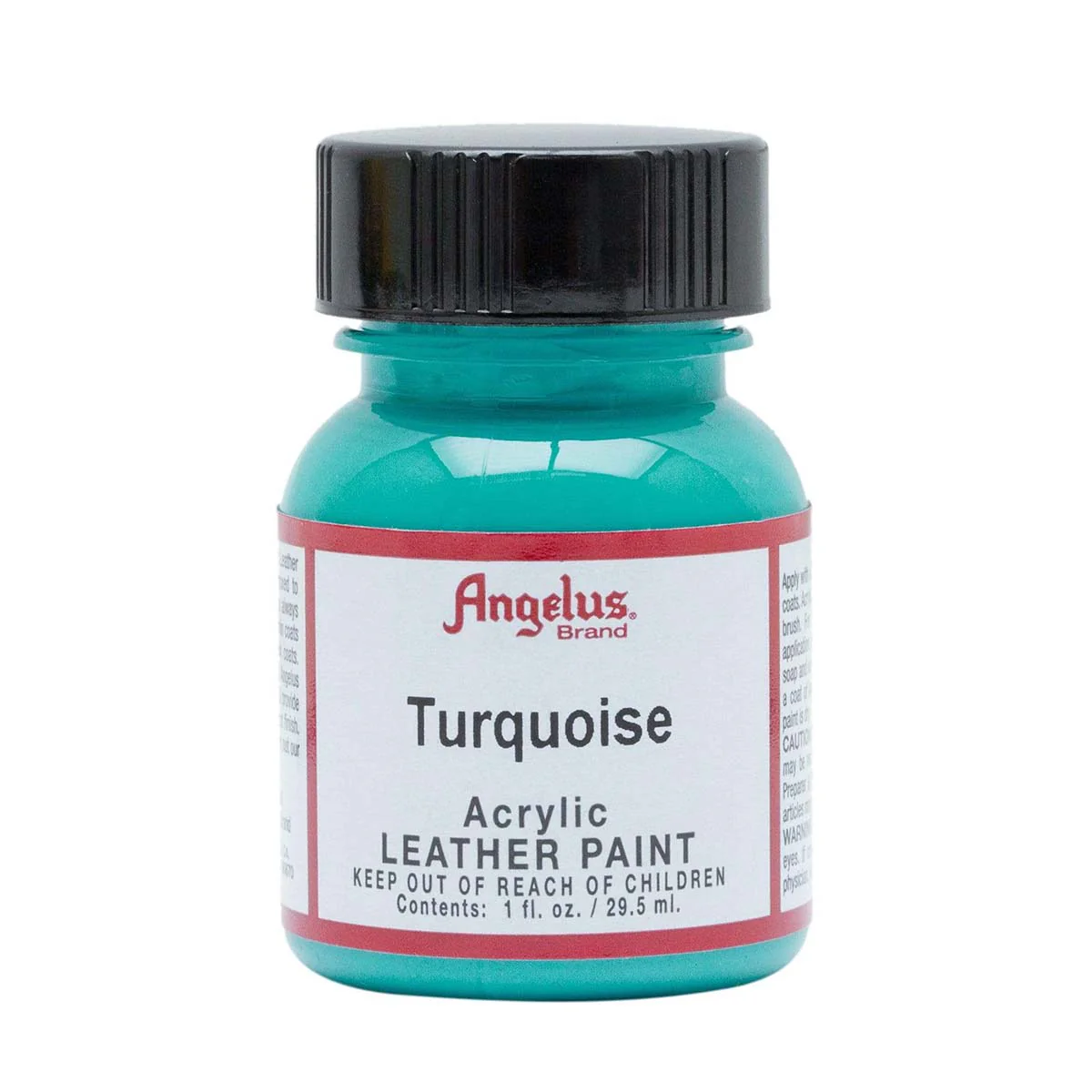 Peinture cuir acrylique - Angelus - Standard - 29,5 ml Turquoise - 043