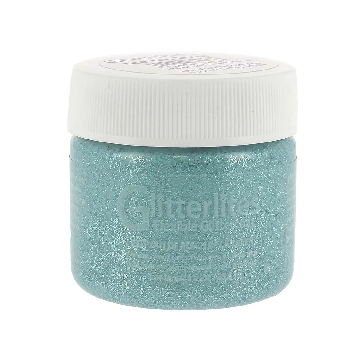 Peinture cuir acrylique Glitterlites - Angelus - Paillettes - 29,5 ml - Ice Blue