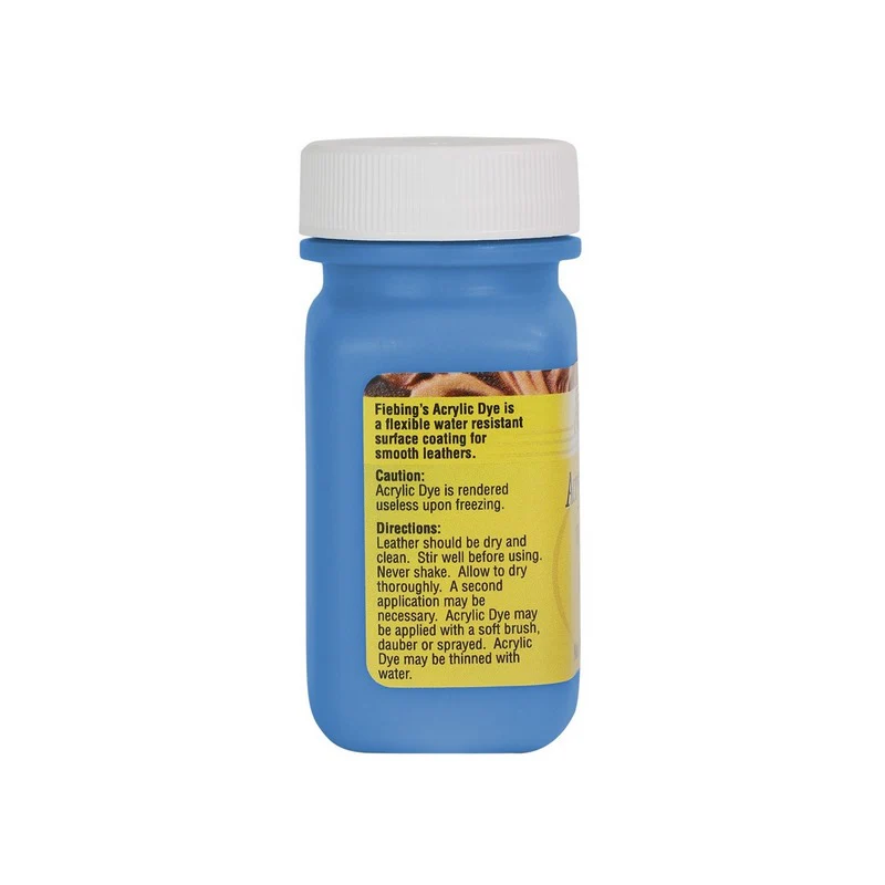 Peinture opaque - Fiebing's Acrylic Dye - 59ml - BLEU / BLUE - Image 4