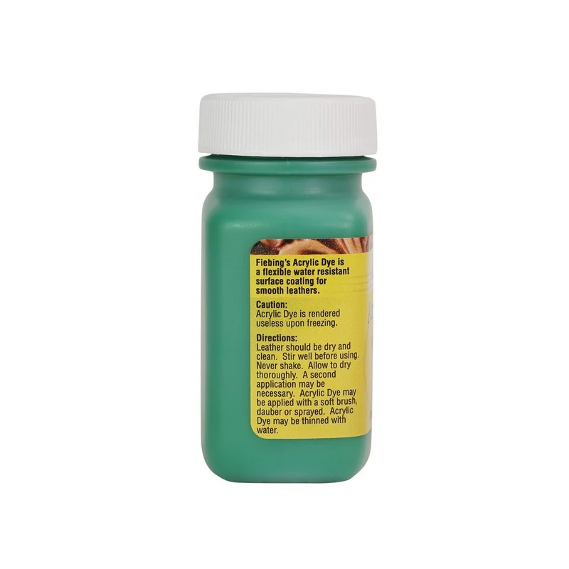 Peinture opaque - Fiebing's Acrylic Dye - 59ml - VERT / GREEN - Image 3