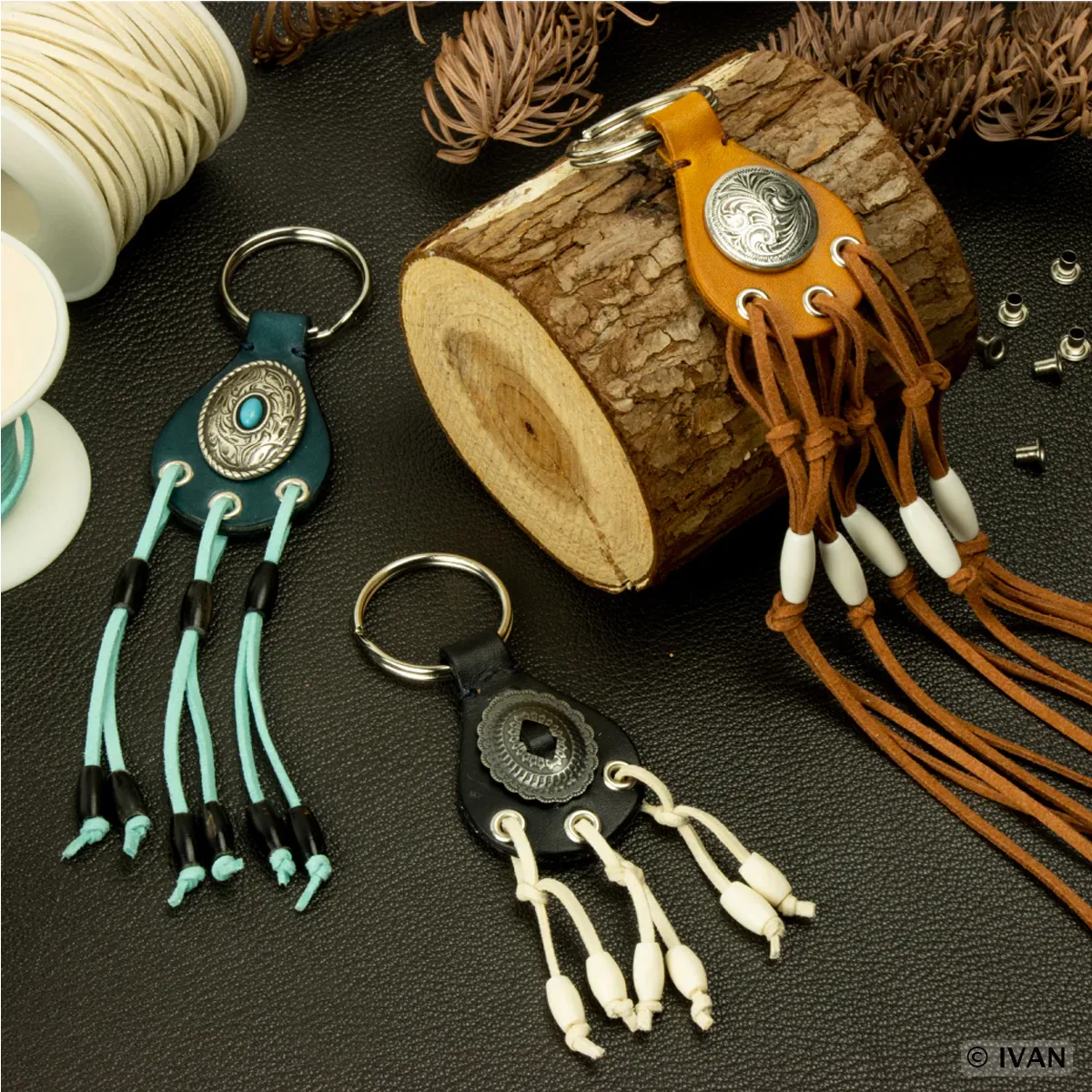 Lot de perles en os - Ivan - Image 2