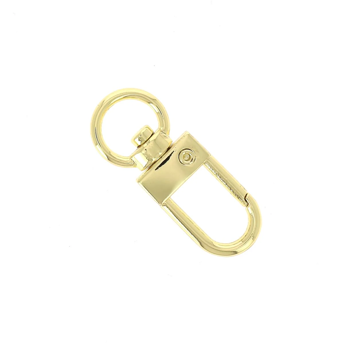 Petit mousqueton tournant - Attache ronde