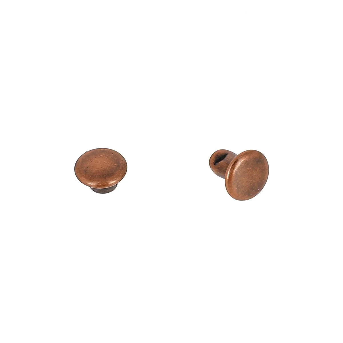 Lot de 100 petits rivets DOUBLE CALOTTE en acier (T2,5) - Image 6