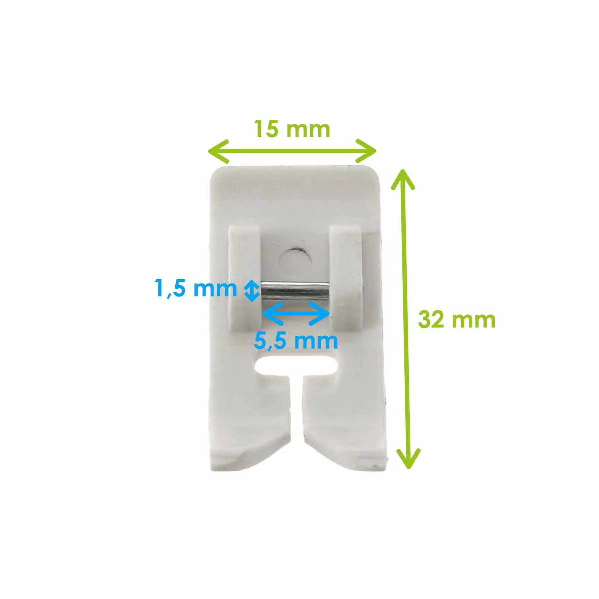 Pied presseur anti-adhérent en Téflon - Pour machine à coudre familiale - Image 4