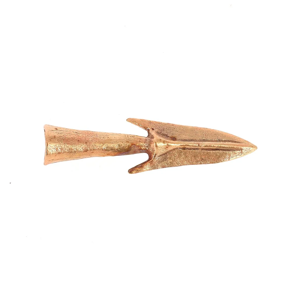 Pointe de flèche en bronze massif - 15x60mm